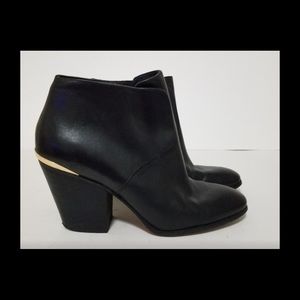 Cole Haan Black Leather ankle booties